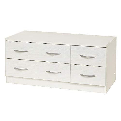 キッズ おしゃれ 幅90 天板の角 ホワイトオーク色 ラウンド加工 木製 ローチェスト 子供部屋 ブルーム かわいい クロシオ