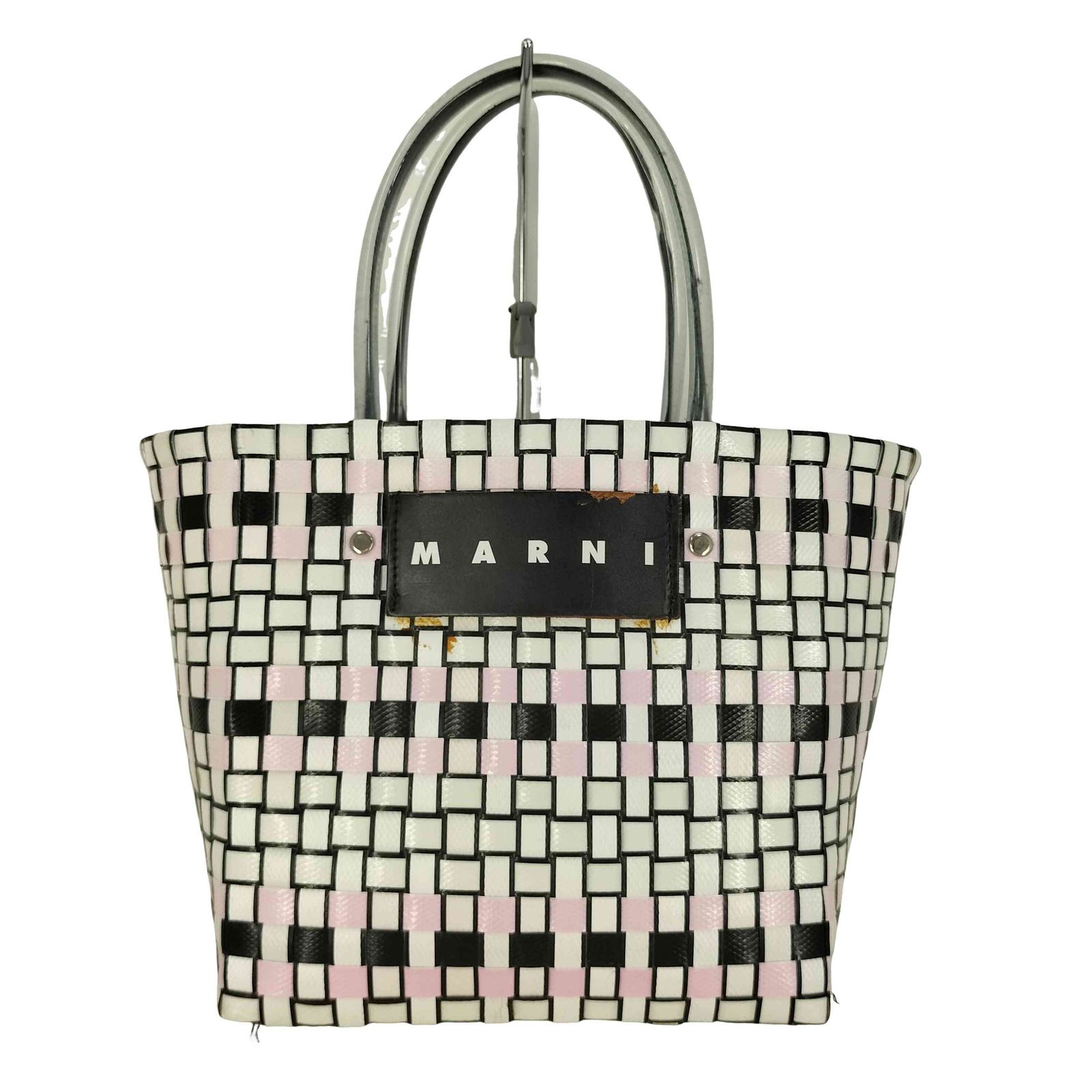 現行✨未使用に近い✨マルニ♡MARNI マーケットタイプミニバスケット MARNI マルニ バッグ ピクニックバスケット フラワーバスケット
