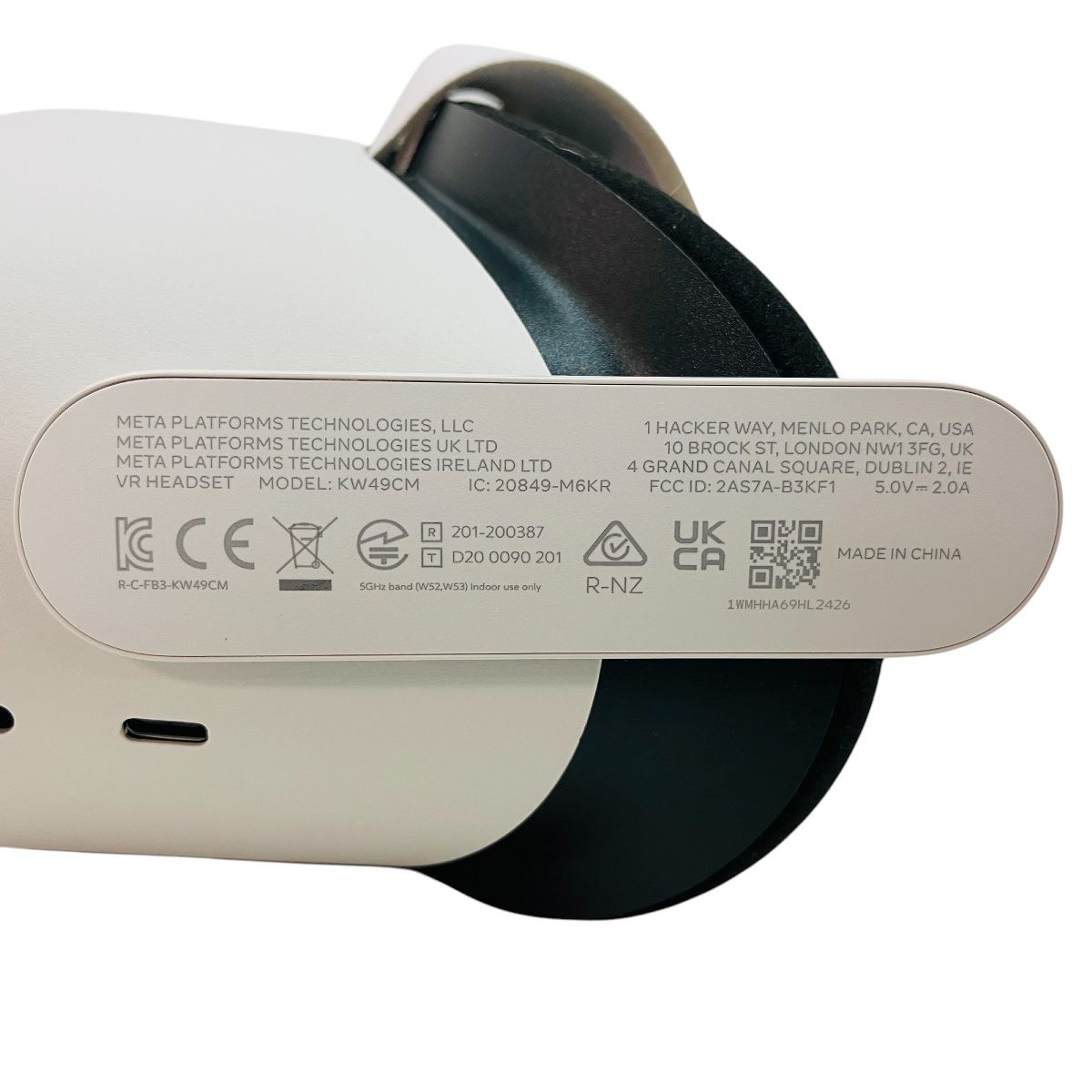 メタクエスト2 128G 中古品 ゲオ公式通販サイト/ゲオオンラインストア【中古・箱説あり