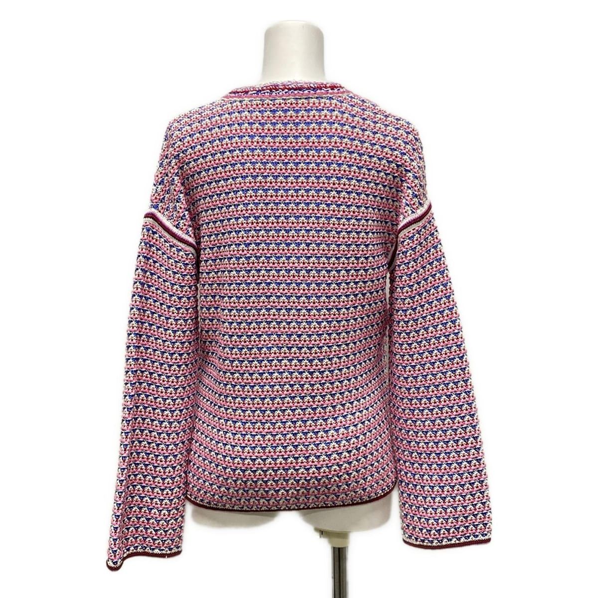 CHANEL シャネル ジャケット サイズ34 S レディース - P56597 ピンク×白×マルチ ツイード 春 秋 2017年 コットン コットン