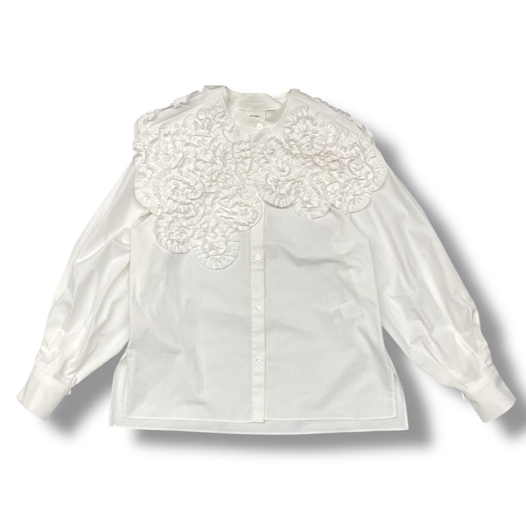 Shirocon シロコン ホイップカラーブラウス yori ヨリ 2WAY シャツ