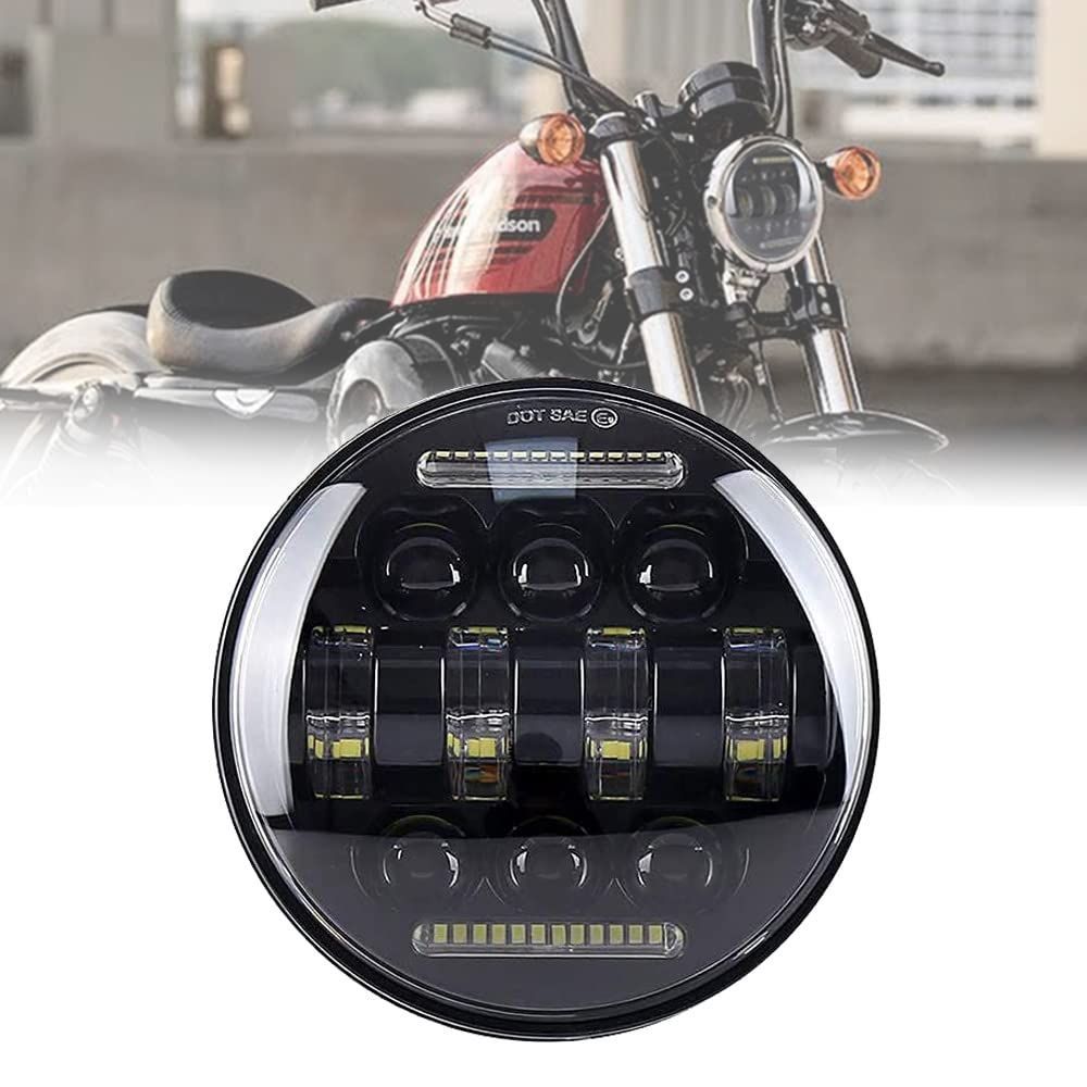 在庫処分】5.75インチ LEDヘッドライト ハーレー ダビッドソン 用 66W