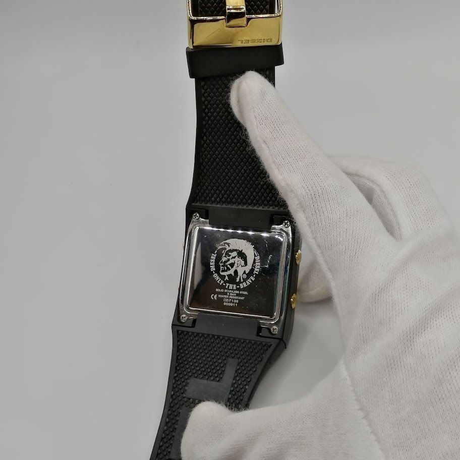 ディーゼル DIESEL ラバー ゴールドブラック DZ7135 - 腕時計(デジタル)