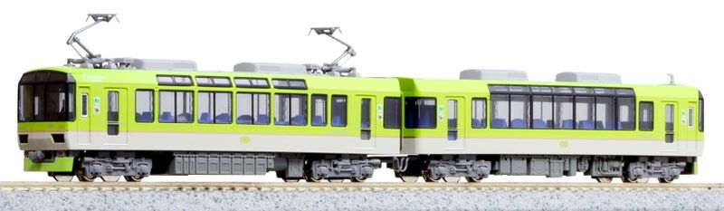 【美品】カトー 10-1528 叡山電車 900 青もみじ 叡山電鉄900系青もみじきらら（メイプルグリーン） 【KATO・10