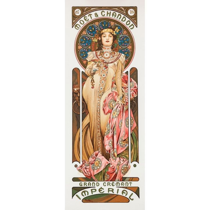 デンマーク王子ハムレットアールヌーヴォー風壁掛け鏡パブミラー