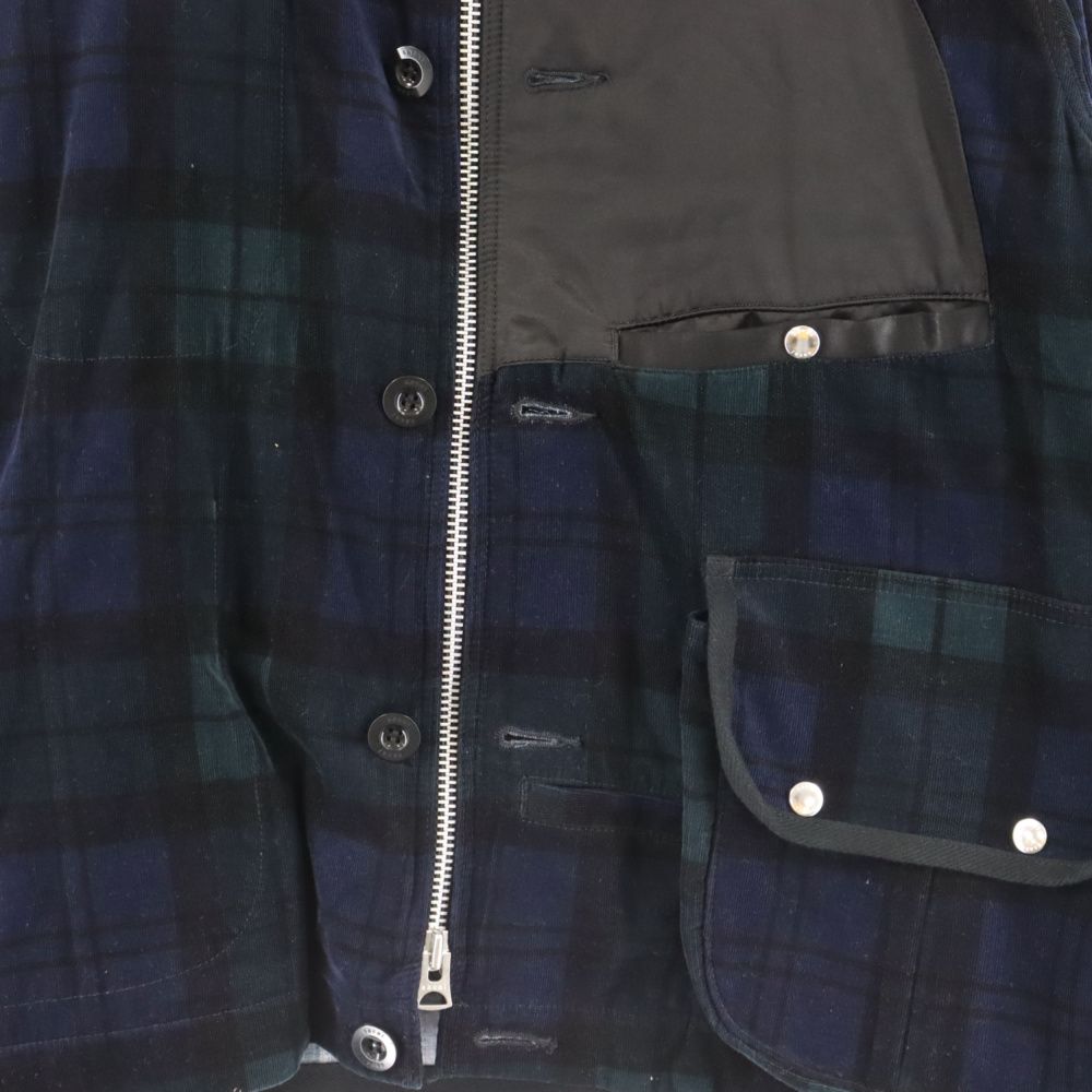 Sacai (サカイ) 20AW COTTON コットン ショルダーバッグ付き チェック