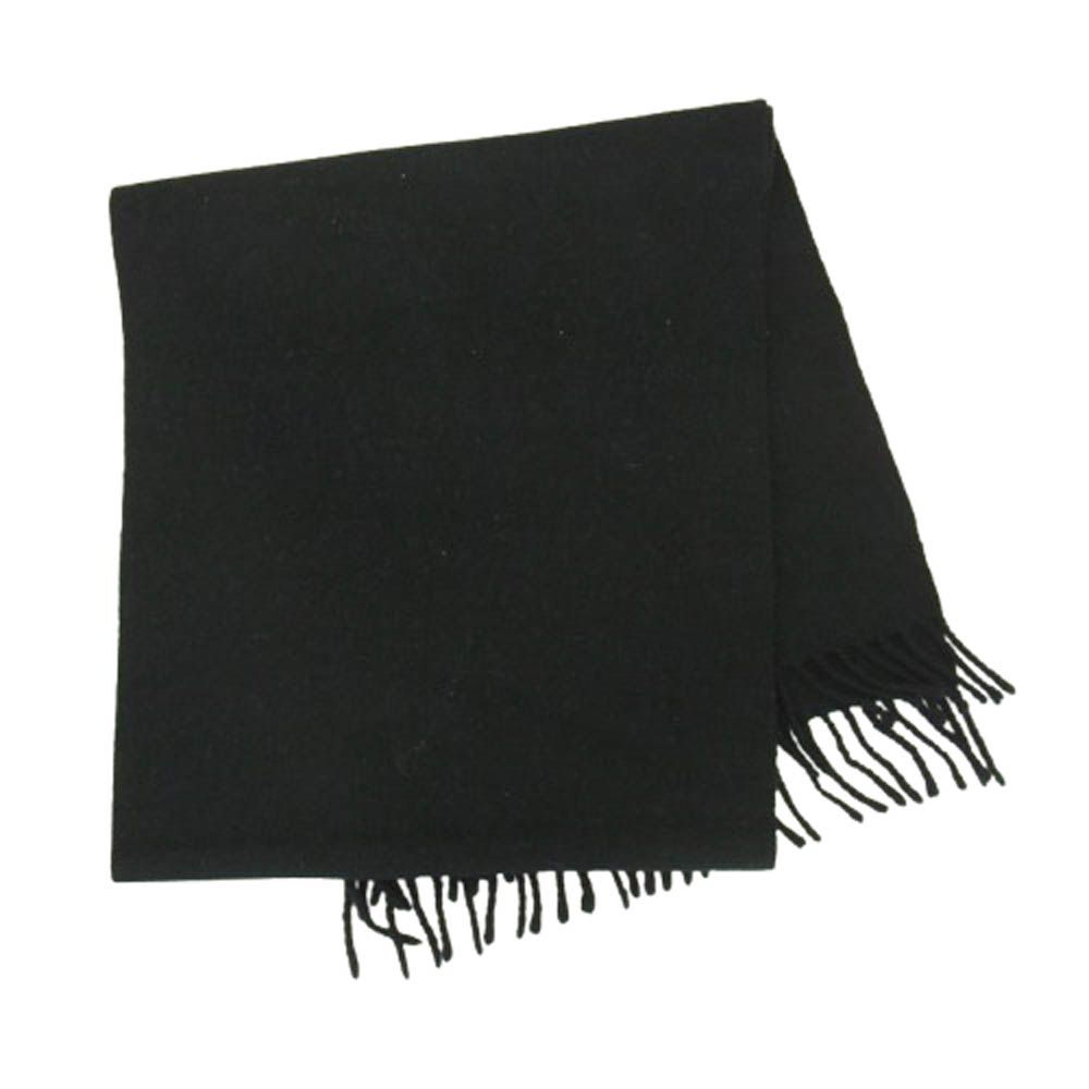 Y s Yohji Yamamoto ワイズ ヨウジヤマモト y s for men フリンジ ウール マフラー ダークネイビー系