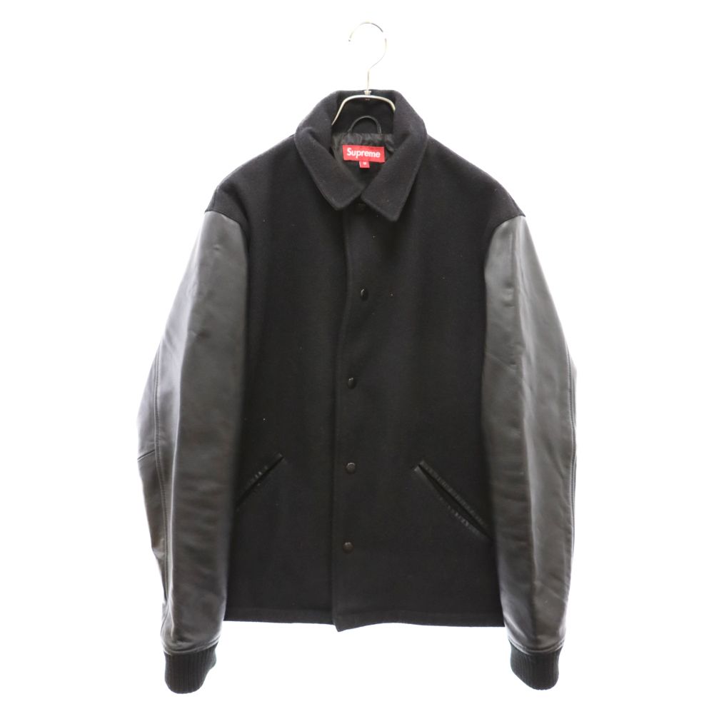 11AW SUPREME Miners jacket シュプリーム スタジャン SUPREME (シュプリーム) 11AW Miners jacket 袖レザー 切り替え