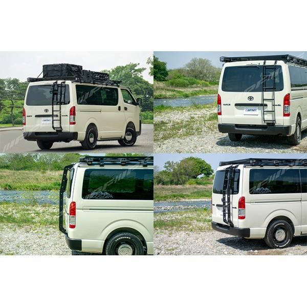 ハイエース 200系 標準ボディ トヨタ EXPリアラダー EXL-03 本体組立不要 アルミ製 軽量 車検対応 IPF E1E1