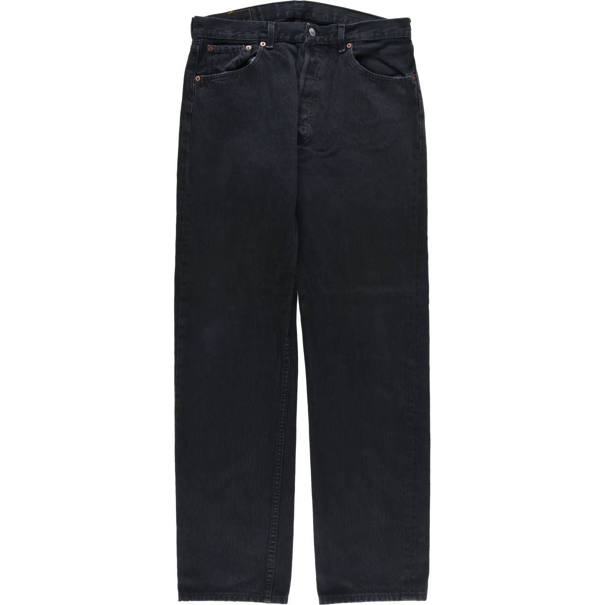 古着 リーバイス Levi s リーバイス501 ユーロモデル ブラックデニム ストレートデニムパンツ メンズw33相当|eaa556731