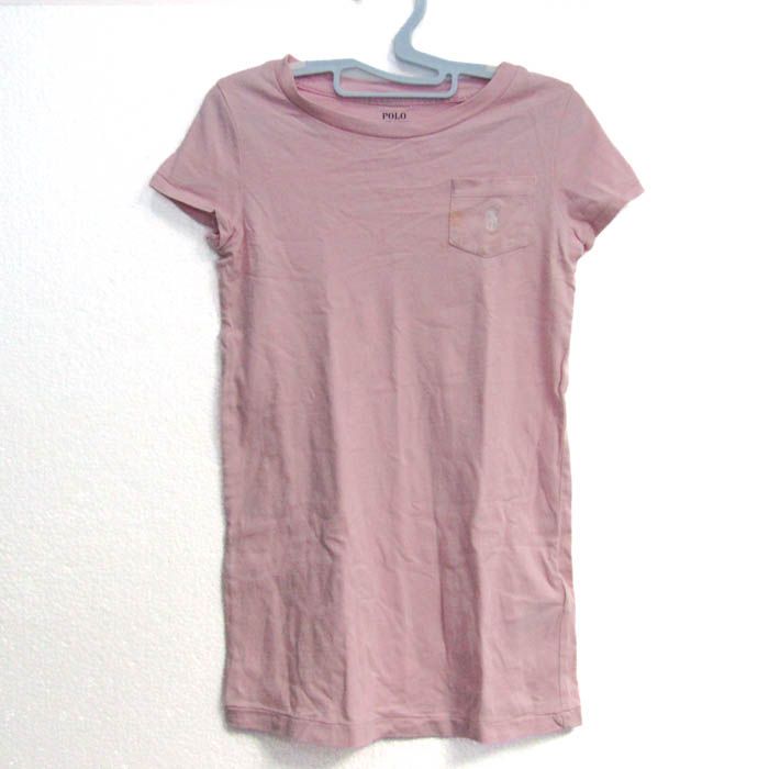 ポロラルフローレン Tシャツワンピース 半袖 コットン ブランド