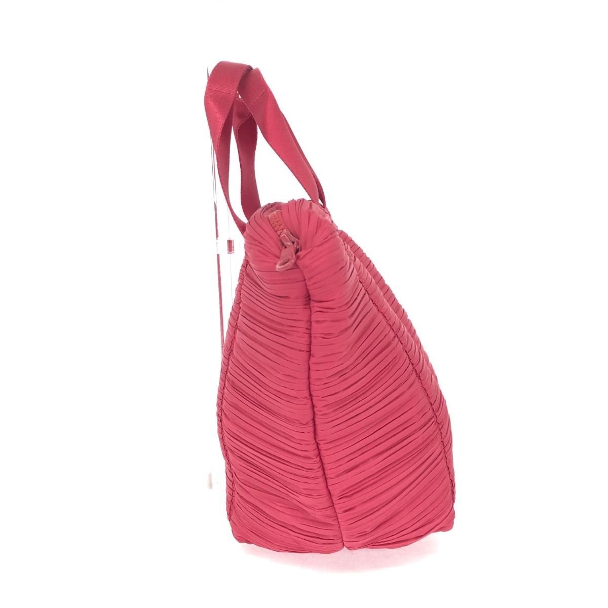 美品 PLEATS PLEASE プリーツプリーズ ハンドバッグ ピンク レディース 