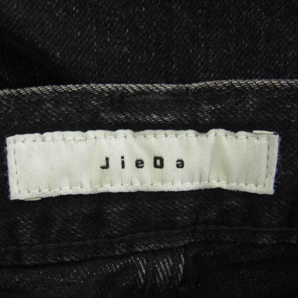 Jieda ジエダ Jie-STD-PT22 USED BAGGY DENIM BLACK ユーズド バギー