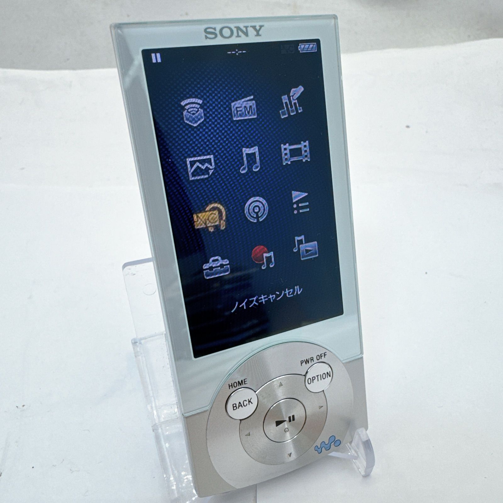 SONY ウォークマン NW-A857 64GB 白 ホワイト 画面 バッテリー交換済 同容量323450 動作品 ノイズキャンセル対応 デジタルオーディオプレーヤー