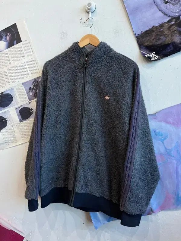 55DSL by DIESEL(ディーゼル) サイドライン フリース ブルゾン ジャケット XL