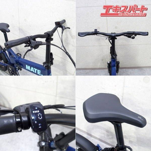 送料込mate fusion MATE 折りたたみ式電動アシスト自転車 ネイビー MATE Fusion / メイトフュージョン【MATE.BIKE JAPAN OFFICIAL】