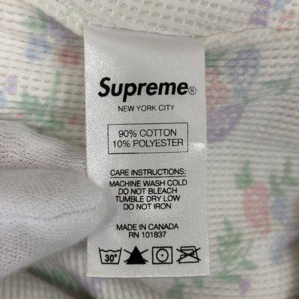 supreme 16 aw サーマル SUPREME (シュプリーム) 16AW Small Box Thermal Zip Up Sweat