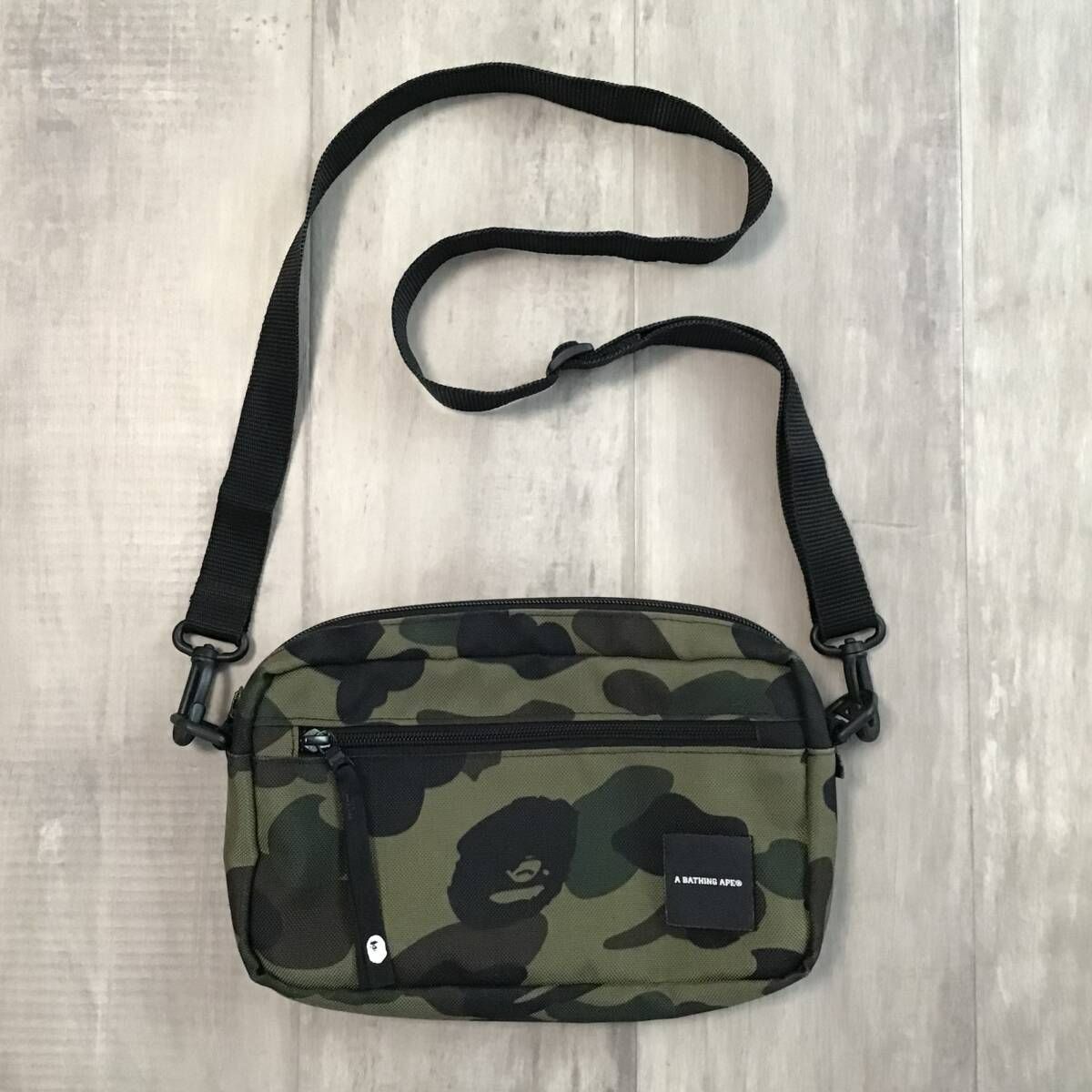 BAPE × Cordura ショルダーバッグ 1st camo green a bathing ape 