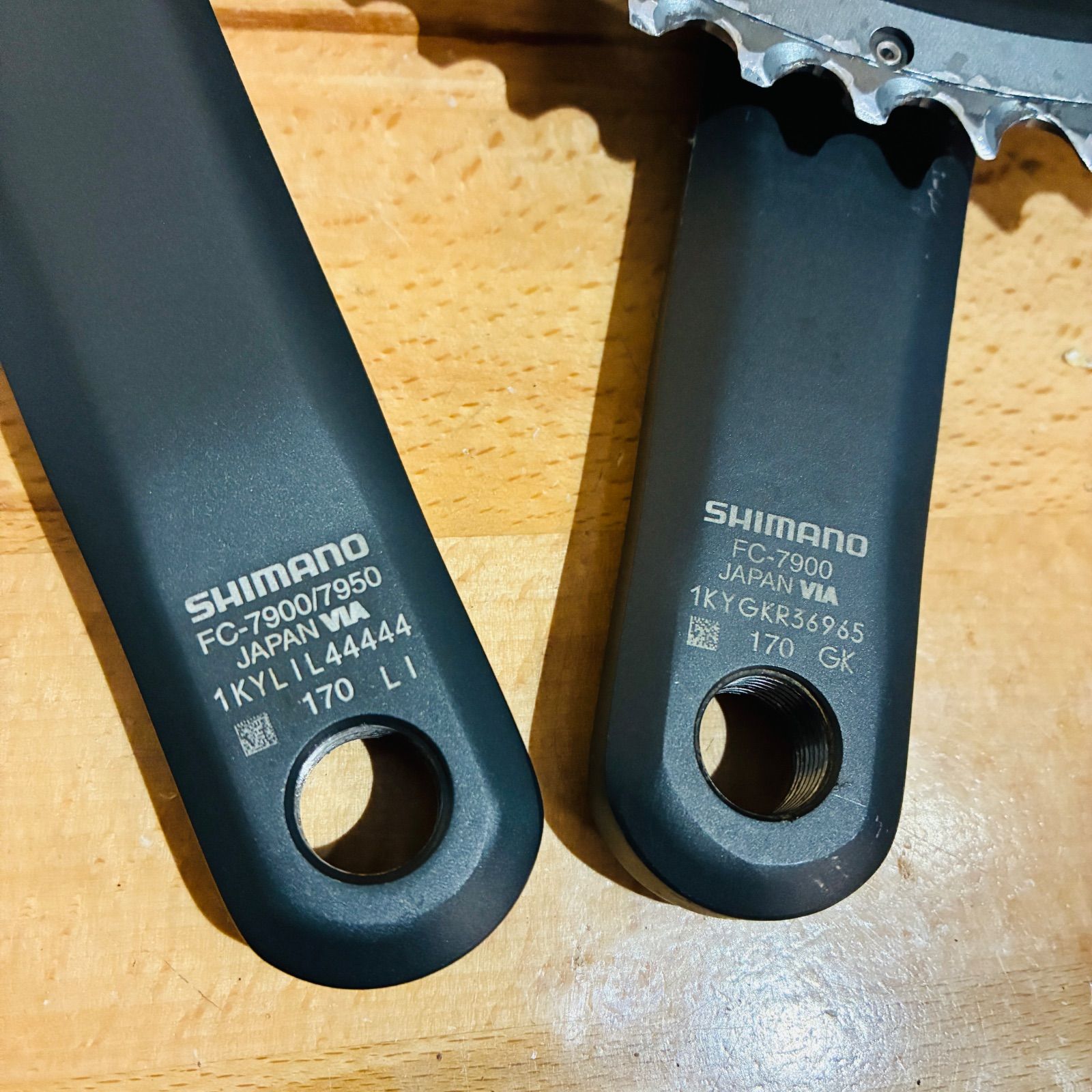 シマノDURA-ACEデュラエース 10S用クランク 170mm FC-7900 DURA-ACE FC-7900 170mm 52-39T 2×10S デュラエース シマノ