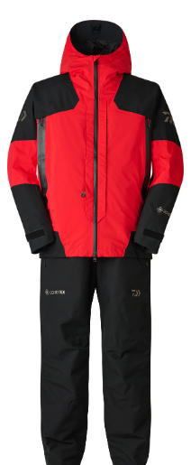 ダイワ ゴアテックス コンビアップウィンタースーツ DW-1825 レッド XLサイズ | レインウェア 防寒着 daiwa 釣具