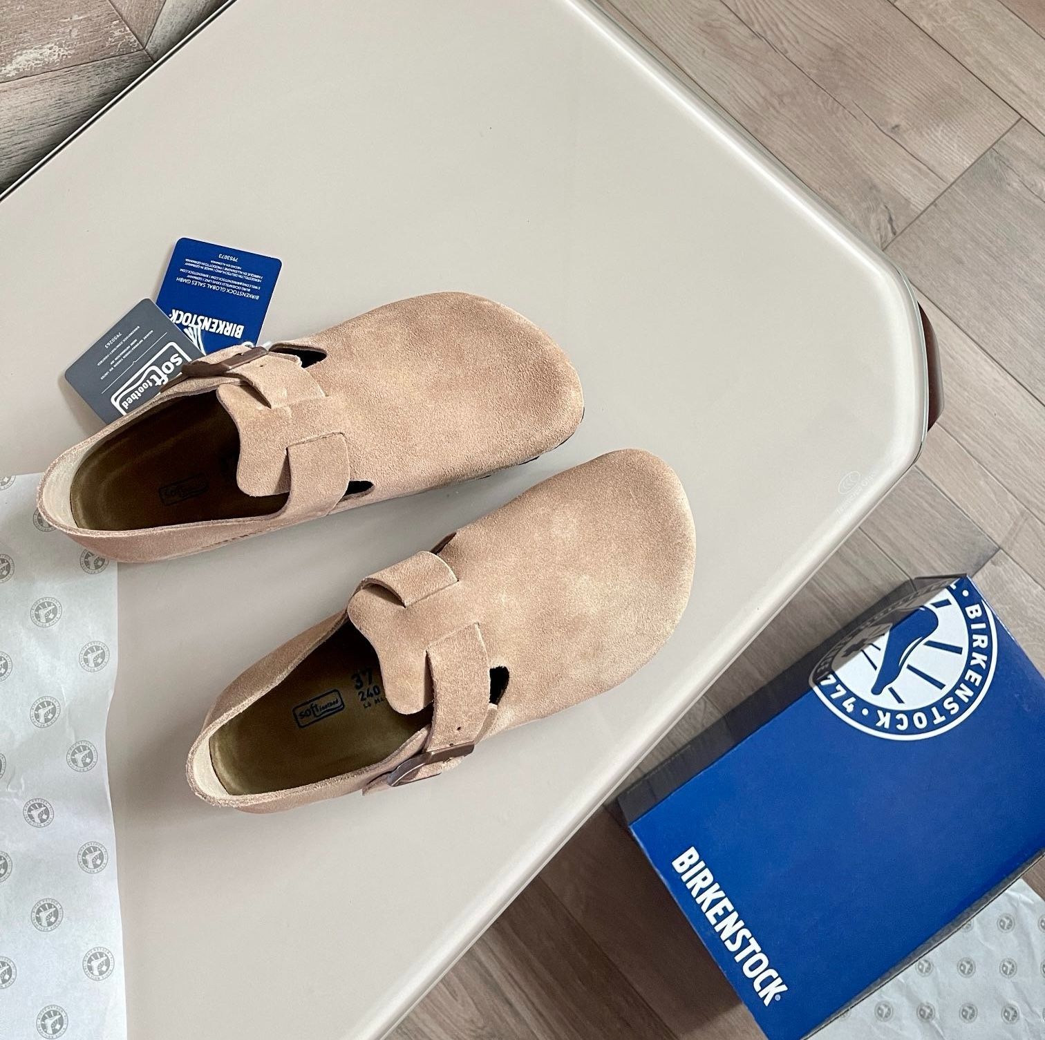 BIRKENSTOCK LONDON Casual Shoes/ビルケンシュトック ロンドン スエード レザー 箱付 サンド 男女兼用（35-44）  - メルカリ