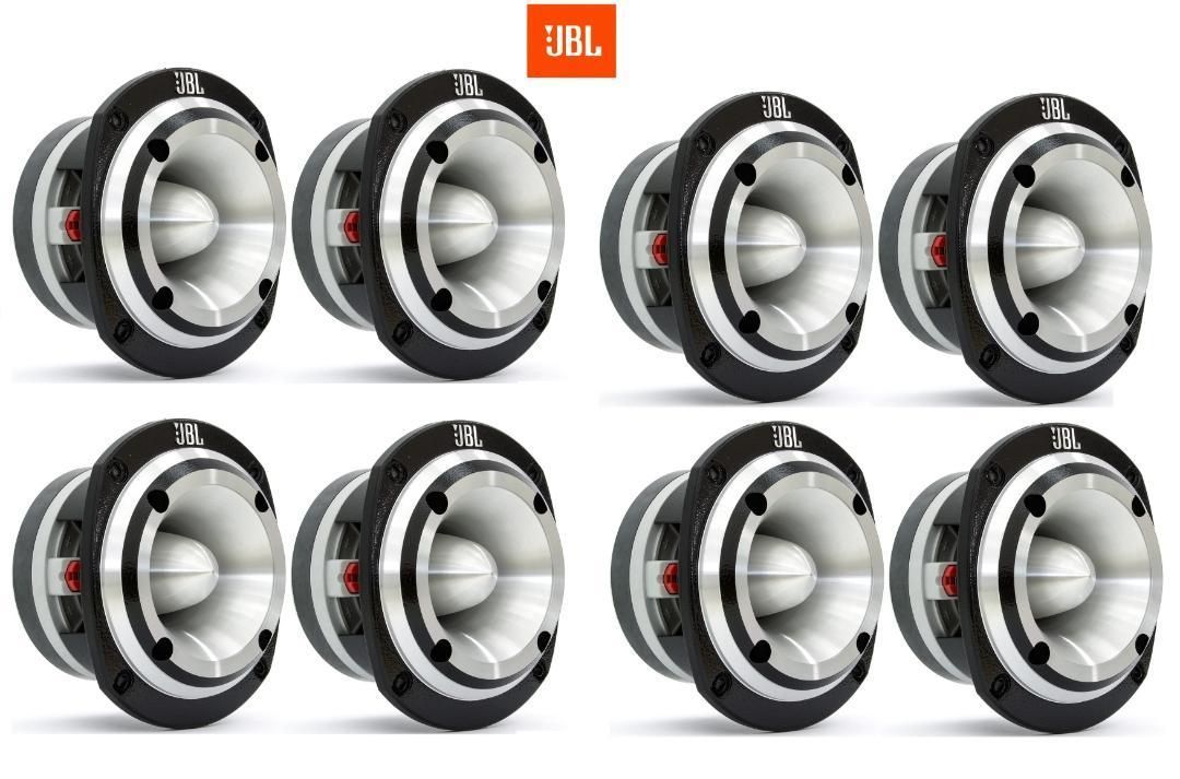 8個セット アルミスーパーツイーター JBL ST450TRIO 300w外向き カースピーカー カーオーディオ 重低音