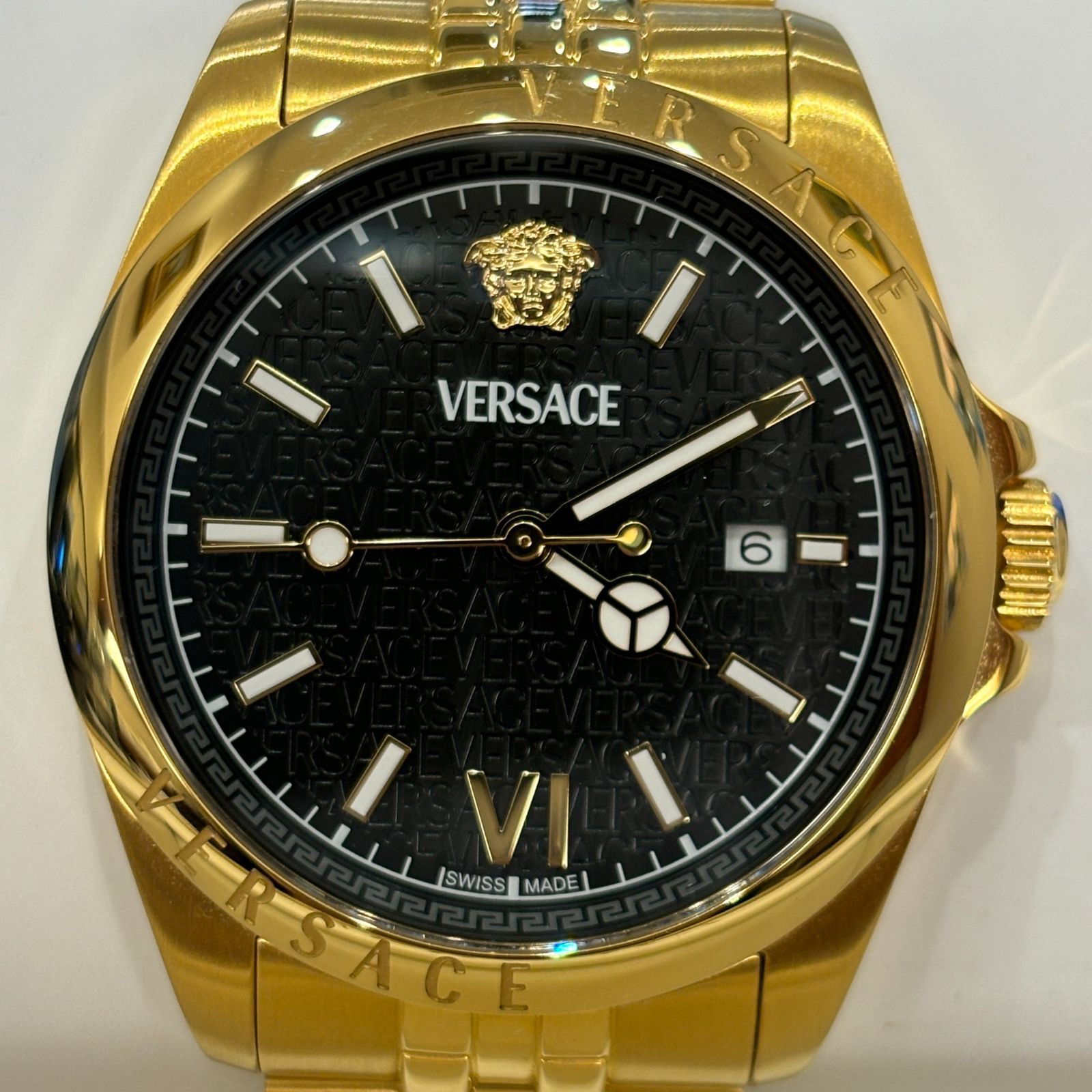 ΩNA4089 VERSACE ヴェルサーチェ 腕時計 Anteo アンテオ クォーツ 腕時計 ゴールド VE9H01024 き