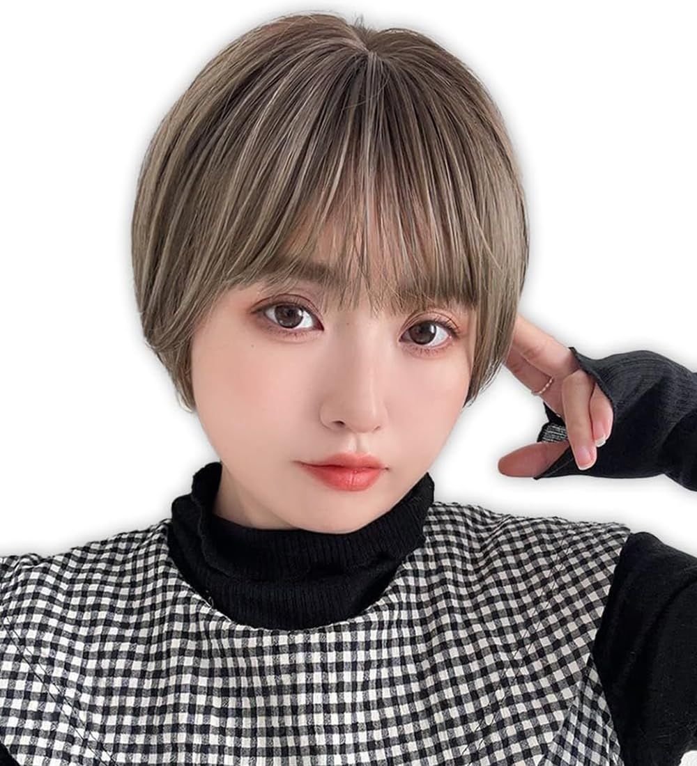 ブライトララ　素肌ウィッグ　ショート　Sサイズ　BCビター 医療用ウィッグ 素肌ウィッグ 接触冷感 マニッシュラフショート