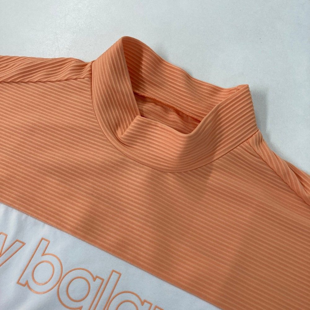 サイズ：2 NEW BALANCE GOLF ニューバランス 2022年モデル ハイネック 半袖Tシャツ ロゴ ホワイト系 [240101281845] ゴルフウェア レディース ストスト サイズ：2 NEW BALANCE GOLF ニューバランス 2022年モデル