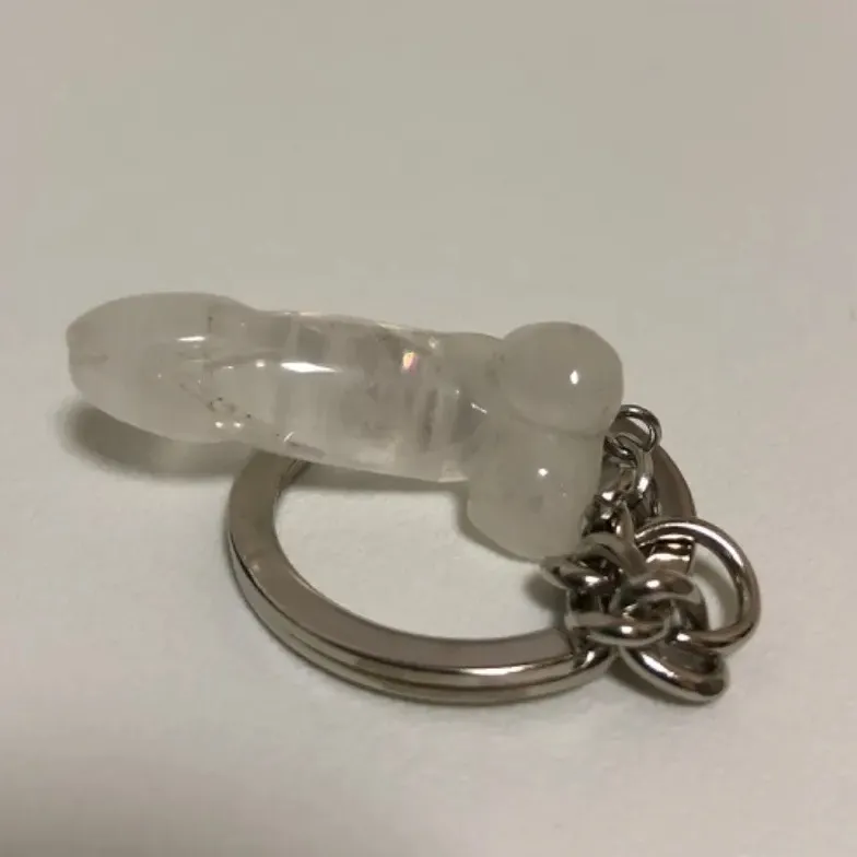 開運‼︎2.8㎝ メンズ セクシーペニスキーホルダー クリア