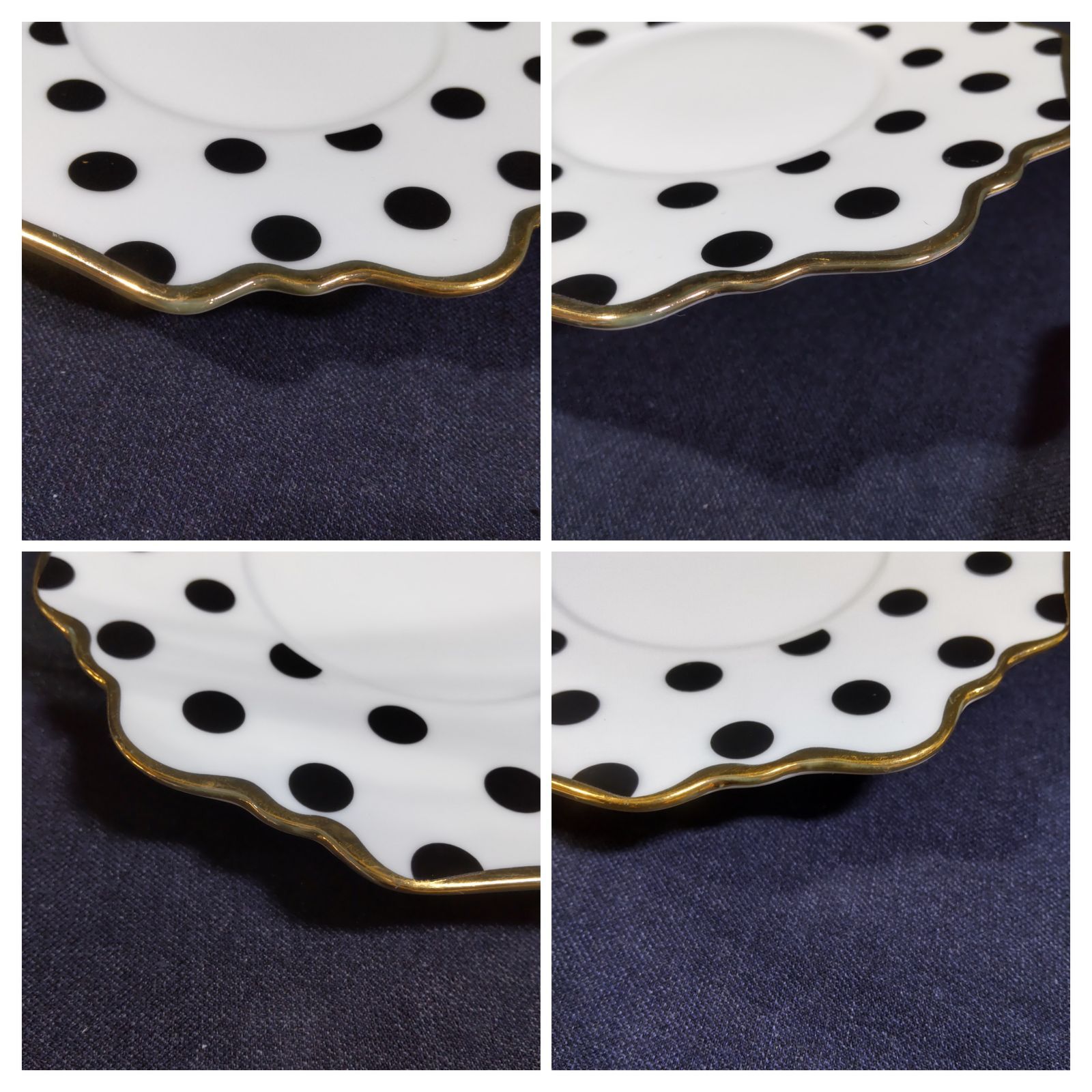 まとめ売り FrancFranc フランフラン ドット柄 水玉柄 プレート