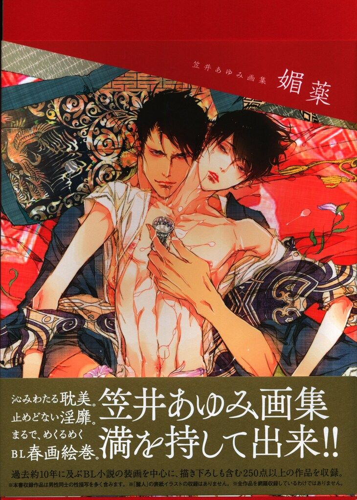 新品　初版　媚薬 笠井あゆみ画集　アニメイト限定イラストカード付 パイインターナショナル 笠井あゆみ 笠井あゆみ画集 媚薬 (帯付