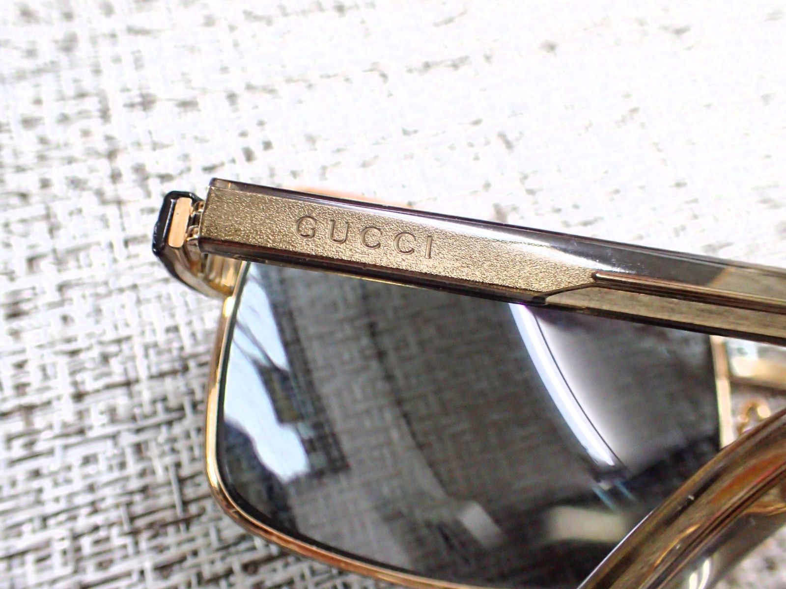 GUCCI / グッチ ヴィンテージ サングラス GG1378/S ゴールド 枠