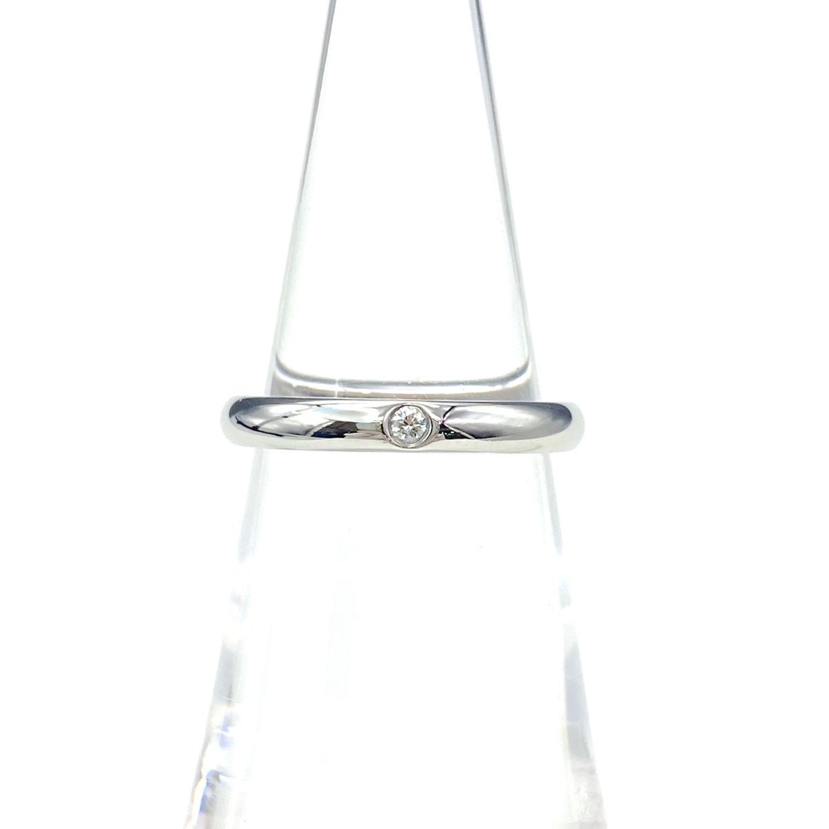 ティファニー TIFFANY-Co. スタッキング バンドリング プラチナ メレダイヤ エルサ ペレッティ リング 8.5号 Pt950 ダイヤモンド レディース