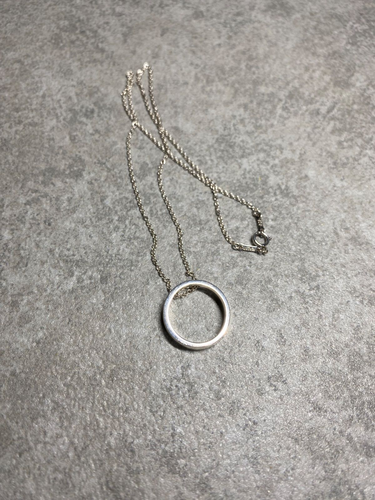 TIFFANY&Co ティファニー サークル ペンダント ネックレス sv925