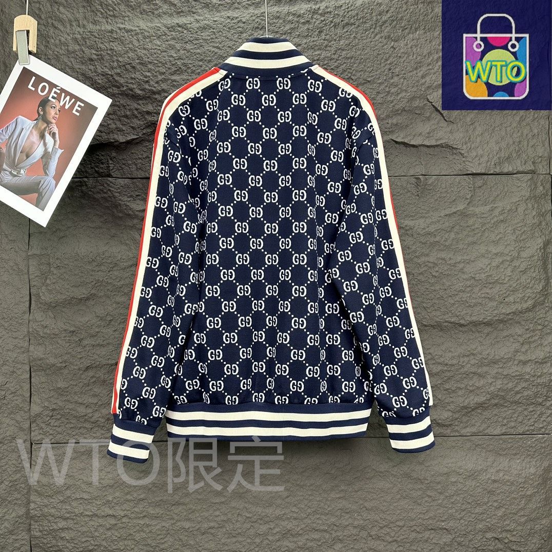 GUCCI ジップアップジャケット 赤/青 GUCCI ジップアップジャケット 赤/青 GUCCI Jackets Men Blue