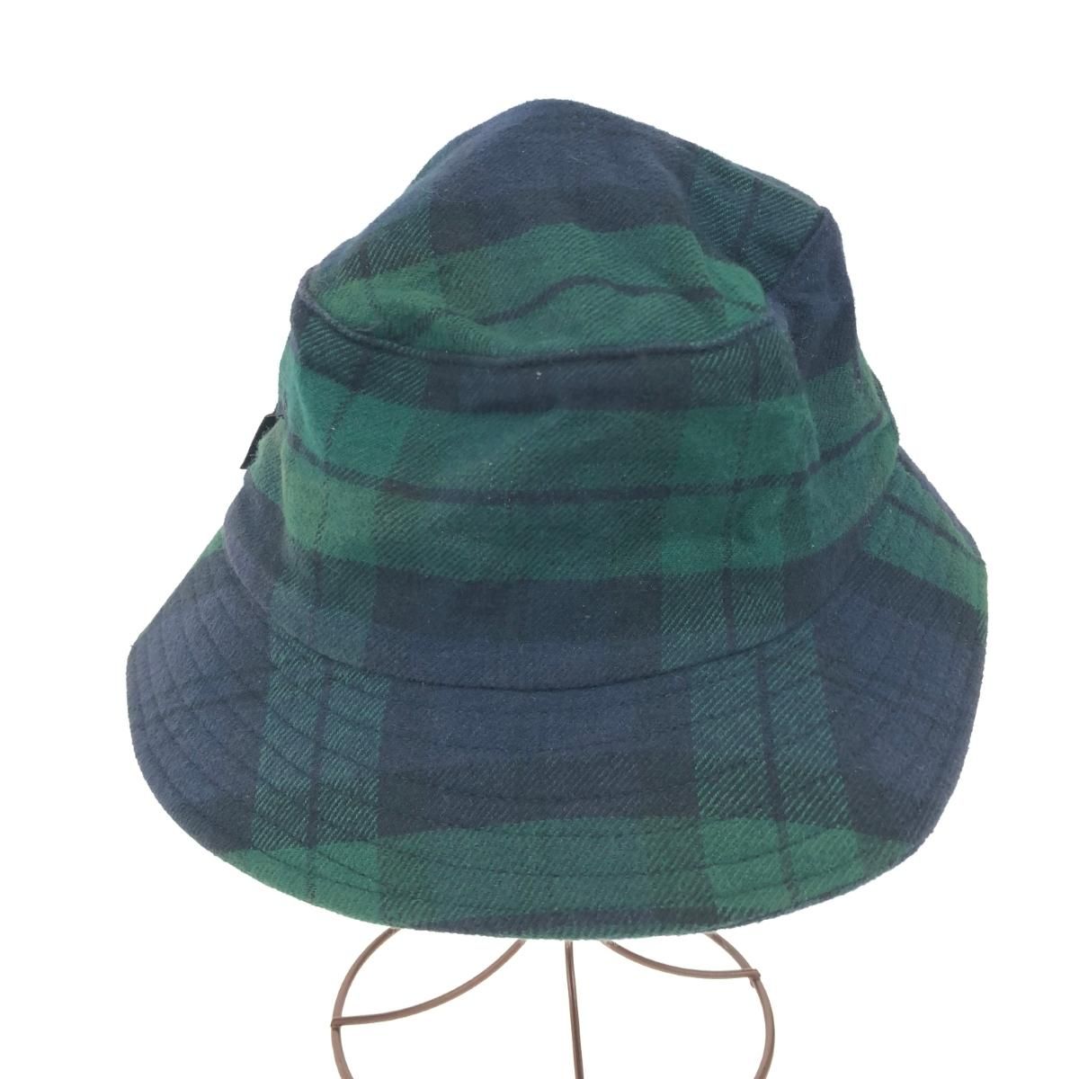 STUSSY チェック柄 バケットハット L/XL old stussy ハット チェック柄