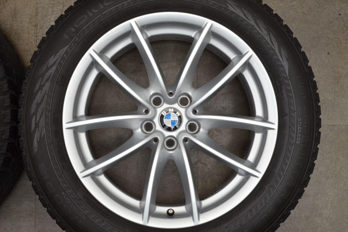バリ溝 BMW G01 X3 純正 18in 7J 22 PCD112 ノキアン ハッカペリッタR3 SUV 225 60R18 Vスポークスタイリング618 6880047 G02 X4 FFCRYSTALESIA_COM