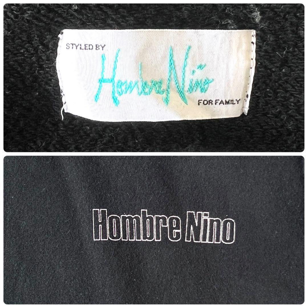 Hombre Nino オンブレニーニョ ロゴ スウェットパーカー