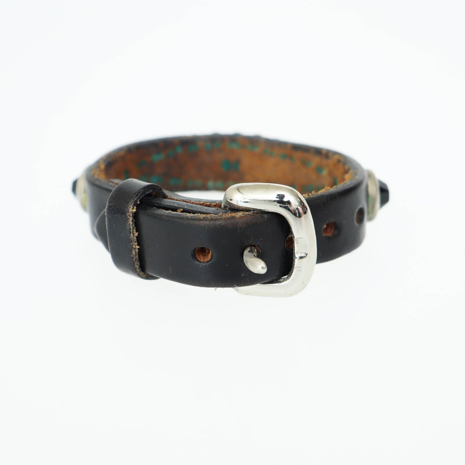 WOLF HEAD スタッズ付きレザー　ブレスレット WOLF HEAD スタッズ付きレザー ブレスレット WOLF'S HEAD ウルフズ