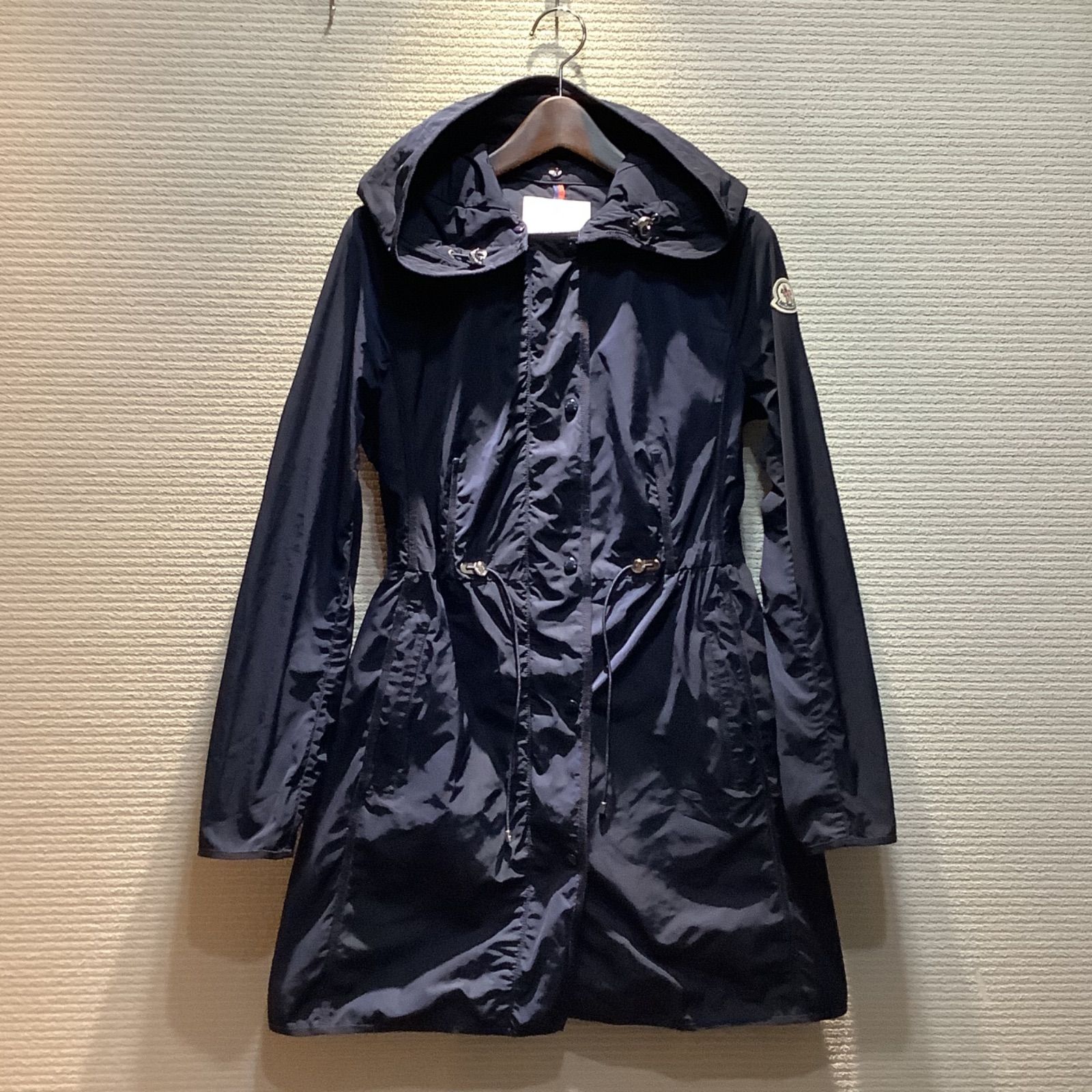 モンクレール ANTHEMIS アンテミス ナイロン コート 紺 MONCLER