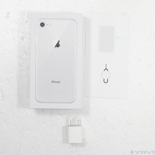 品〕 iPhone8 64GB シルバー 売れ筋 MQ792J／A SIMフリー【377】 中古