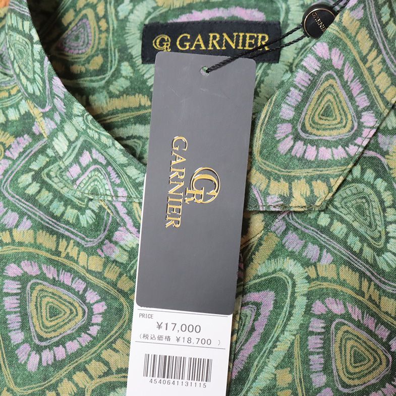 春夏|GARNIER|Mサイズ|総柄シャツ