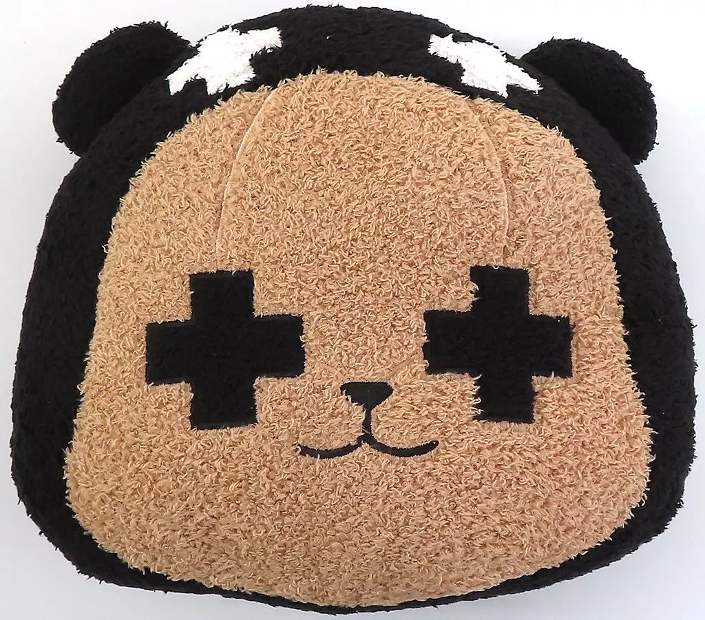 レトルト　もこもこクッション　レトカニ　レトクマ　白黒　茶　TOP4　東京ドーム TOP4 OFFICIAL GOODS STORE/商品詳細 レトルト もこもこクッション