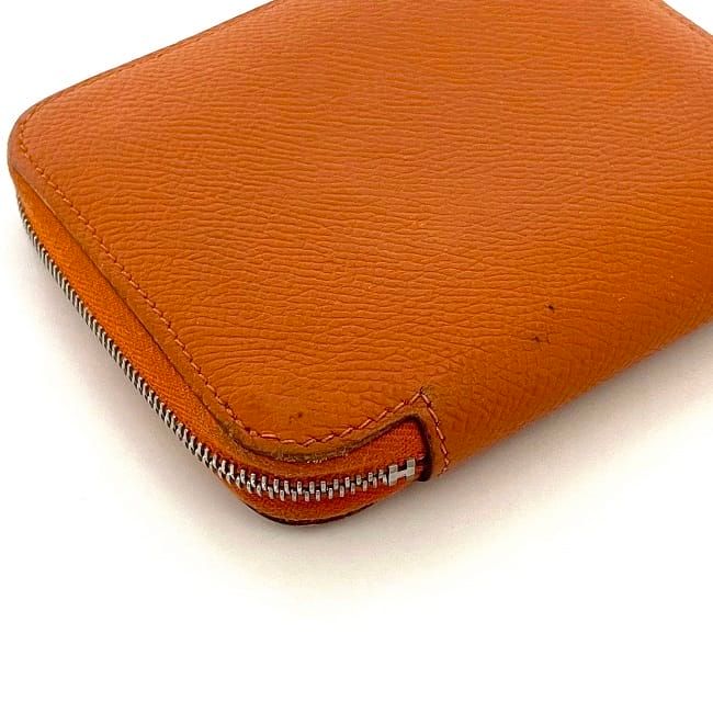 エルメス ラウンドファスナー 財布 アザップコンパクト シルクイン  