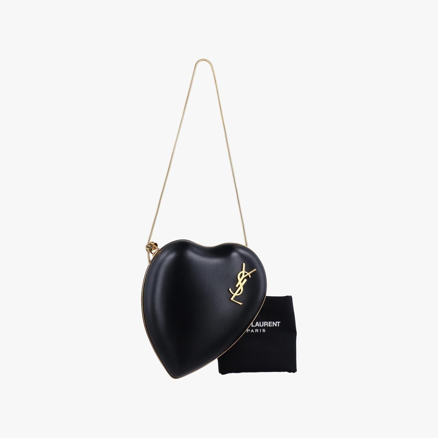 イヴサンローラン Yves saint Laurent ショルダーバッグ レディース ラブボックス ハート型 ブラック レザー  BCI466212.0217 - メルカリ