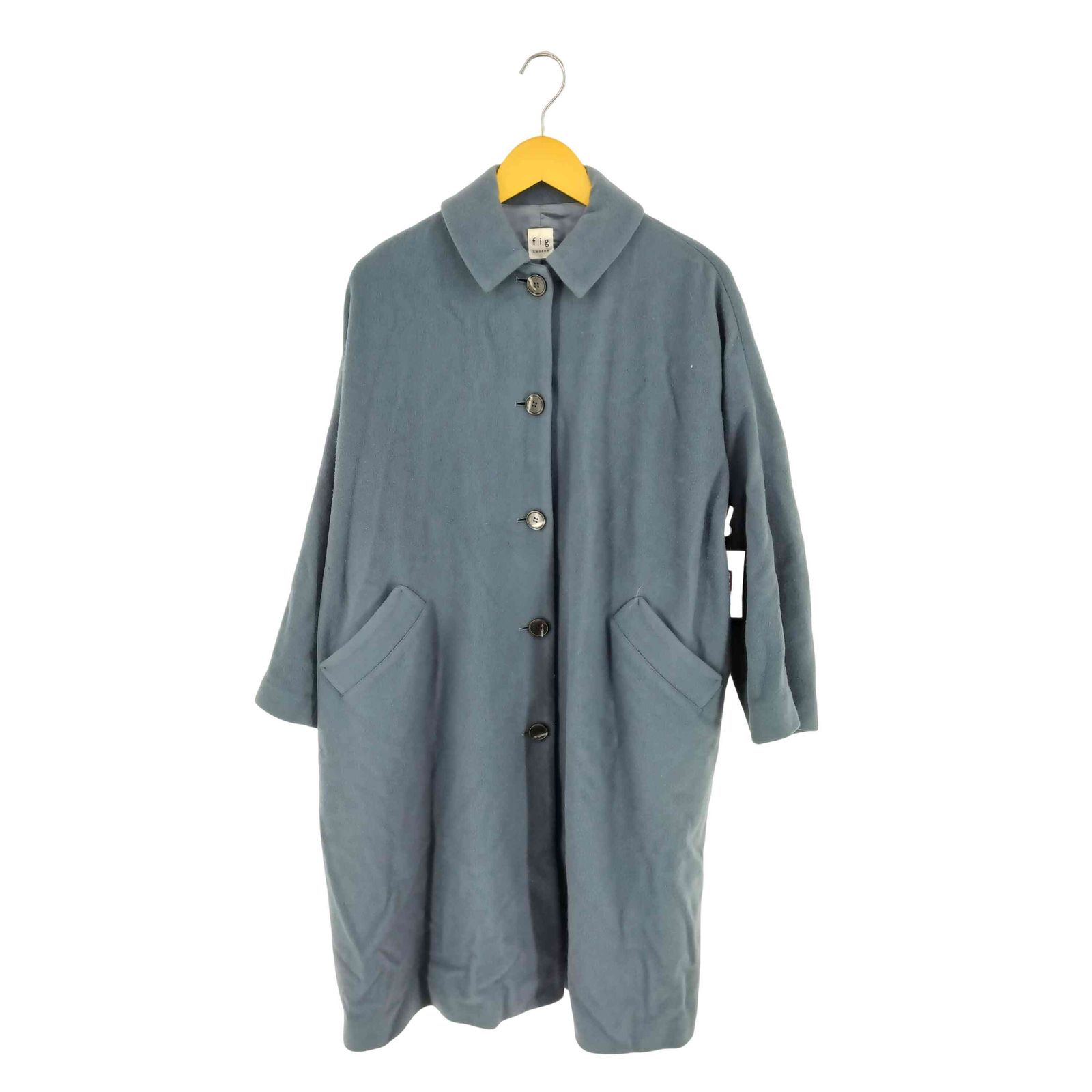 Fig London エアリアルパイル Phebeコート ウールコート