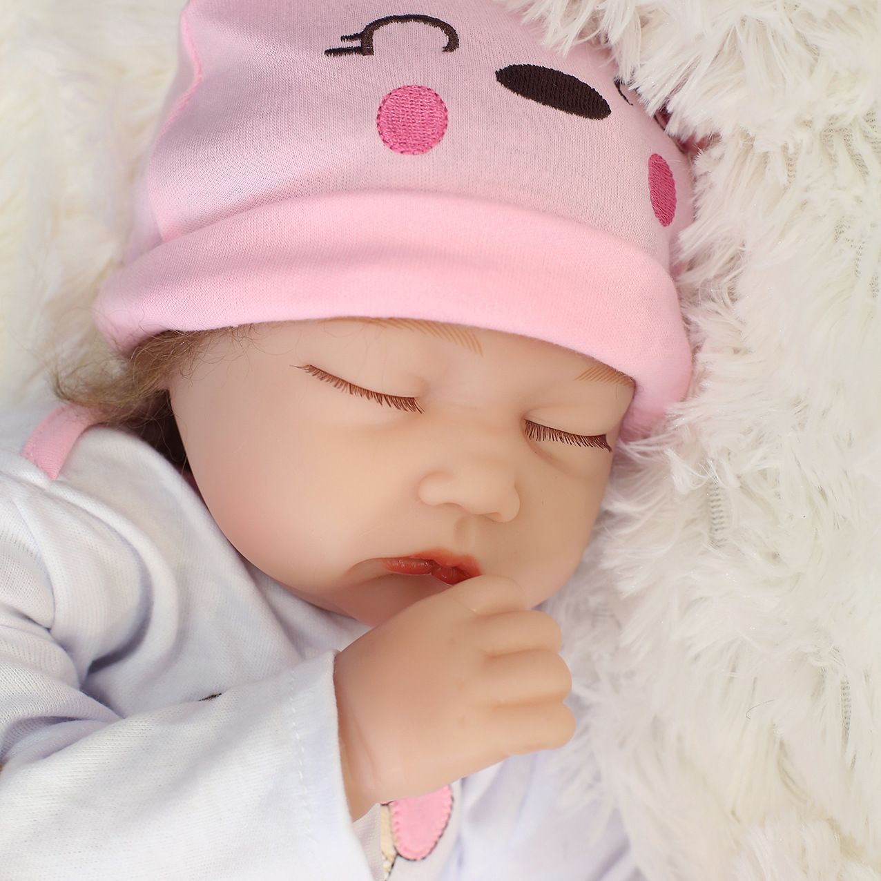 ★新品★リボーンドール フルシリコン 超リアルベビーちゃん 女の子 洋服付き 人形 赤ちゃん 人形 Reborn Doll 52cm 赤ちゃんリボーンドール