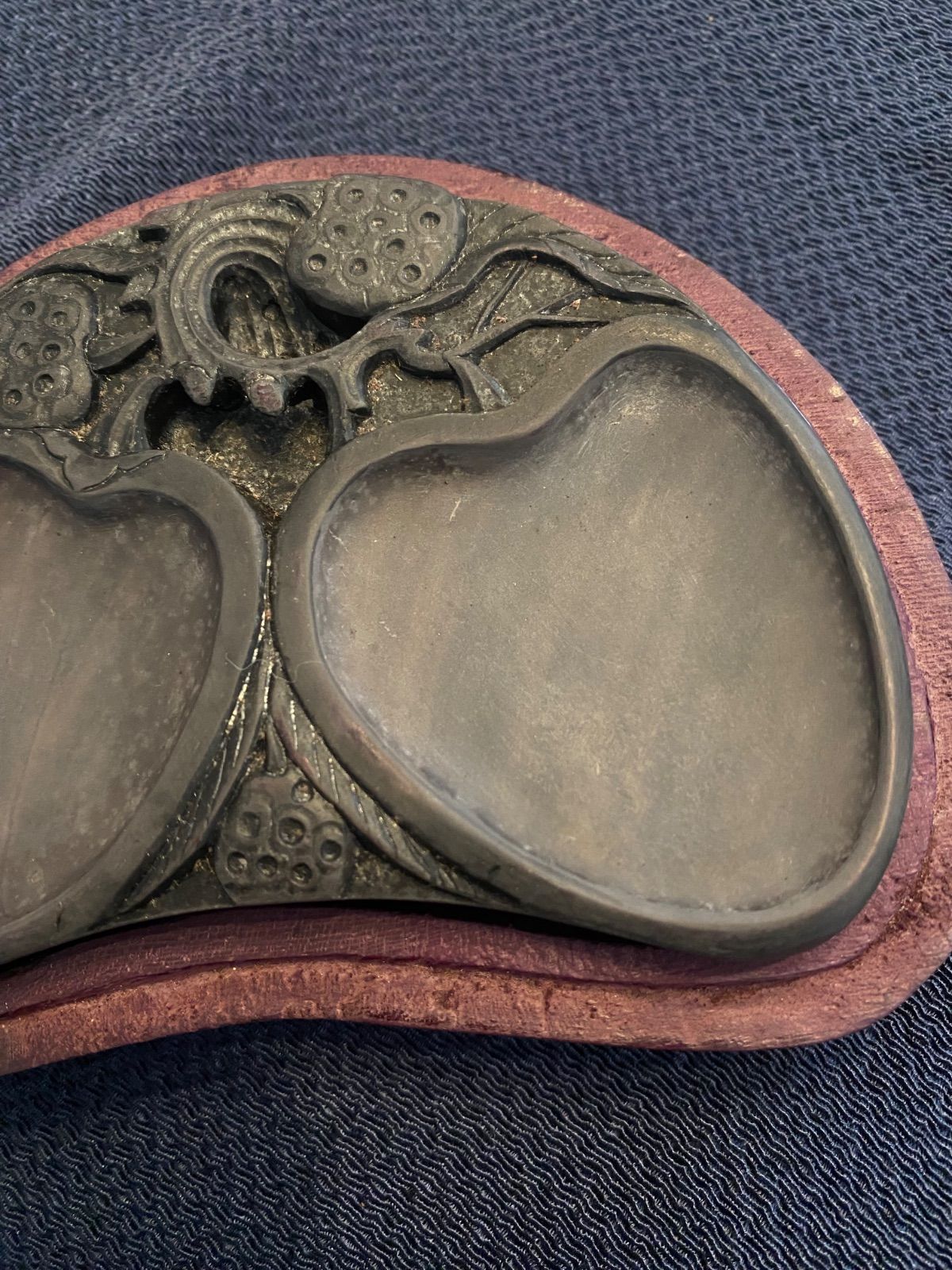 書道具 硯 二面硯 中国 文房四宝 書道 ZA23