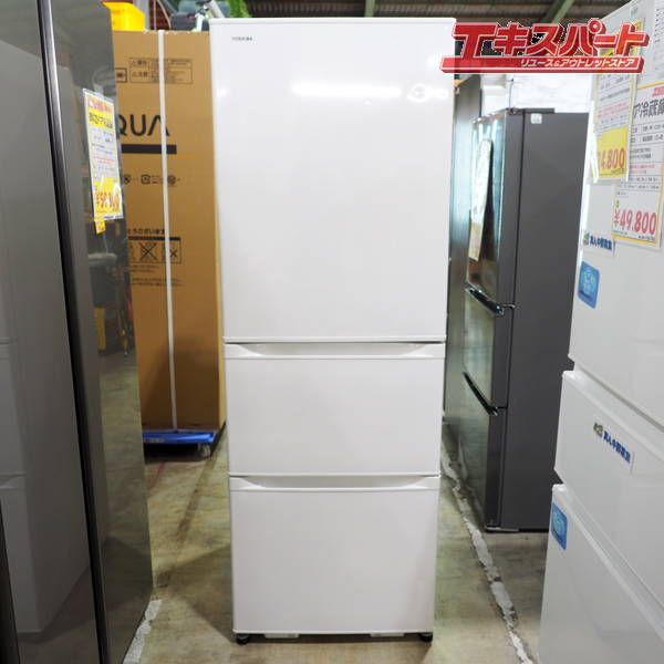 東芝 ベジータ 363L 3ドア 冷蔵庫 GR-R36S(WT) ホワイト 右開 TOSHIBA 【配送設置無料】東芝 冷蔵庫 ベジータ VEGETA 3ドア